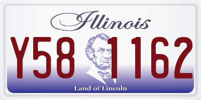IL license plate Y581162