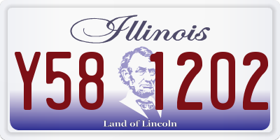 IL license plate Y581202
