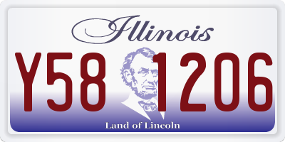 IL license plate Y581206