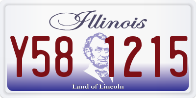 IL license plate Y581215