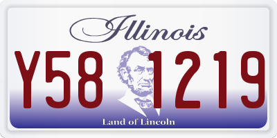 IL license plate Y581219