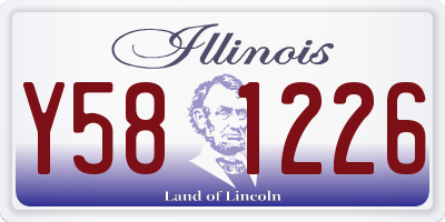 IL license plate Y581226