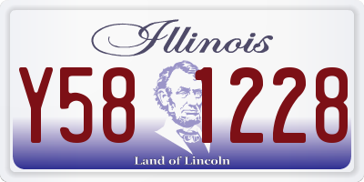 IL license plate Y581228