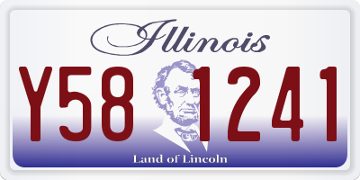 IL license plate Y581241