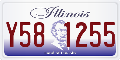 IL license plate Y581255