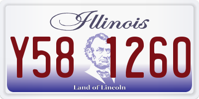 IL license plate Y581260