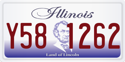 IL license plate Y581262