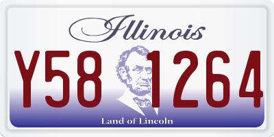 IL license plate Y581264
