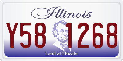 IL license plate Y581268