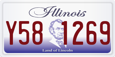 IL license plate Y581269