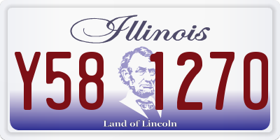 IL license plate Y581270