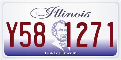IL license plate Y581271