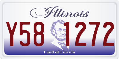 IL license plate Y581272