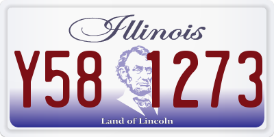 IL license plate Y581273