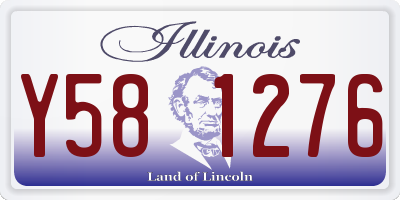IL license plate Y581276