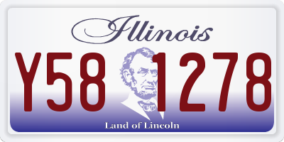 IL license plate Y581278