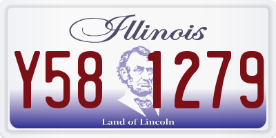 IL license plate Y581279