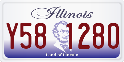 IL license plate Y581280