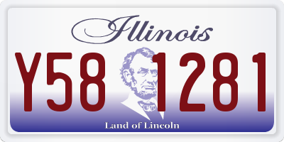 IL license plate Y581281