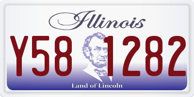 IL license plate Y581282