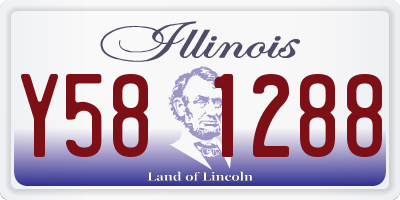 IL license plate Y581288