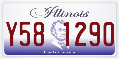 IL license plate Y581290