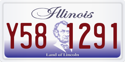 IL license plate Y581291