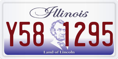 IL license plate Y581295
