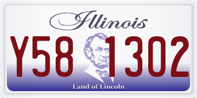 IL license plate Y581302