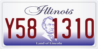 IL license plate Y581310