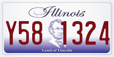 IL license plate Y581324