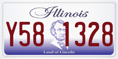 IL license plate Y581328