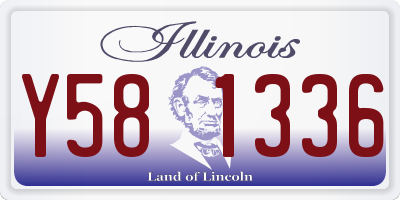 IL license plate Y581336