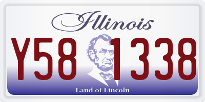 IL license plate Y581338