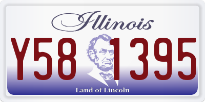 IL license plate Y581395