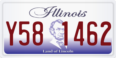 IL license plate Y581462