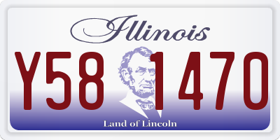 IL license plate Y581470