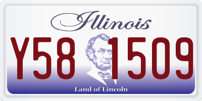IL license plate Y581509