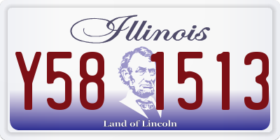 IL license plate Y581513
