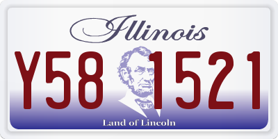 IL license plate Y581521