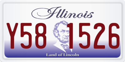 IL license plate Y581526