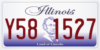 IL license plate Y581527