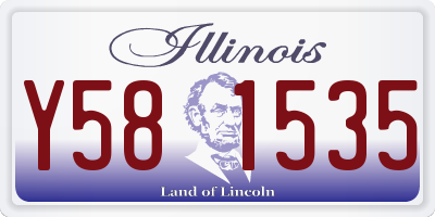 IL license plate Y581535