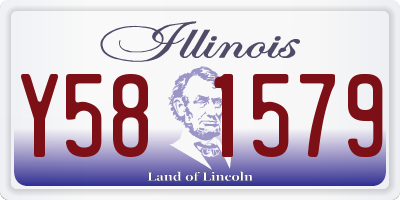 IL license plate Y581579