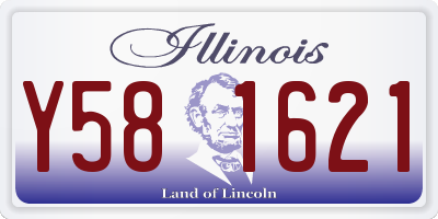 IL license plate Y581621
