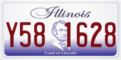 IL license plate Y581628
