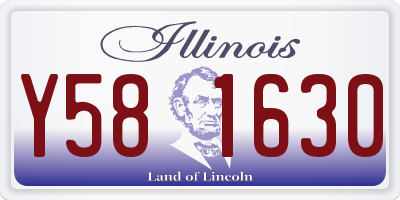 IL license plate Y581630