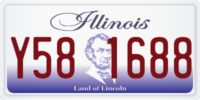 IL license plate Y581688