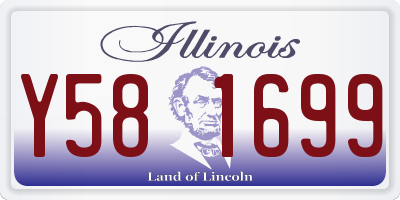 IL license plate Y581699