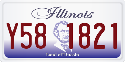 IL license plate Y581821